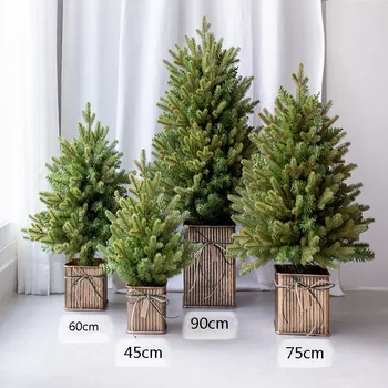 Yeni Yıl Ev Dekorasyonu Noel Ağacı Ev Aksesuarları Yapay Bitkiler Çam Sahte Bitkiler Ağaçlar Noel Dekorasyon Ağacı