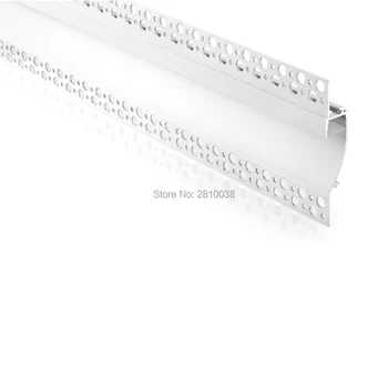 10X1 M Setleri / Lot 96mm boyunda duvara monte led profil Duvar yıkayıcı led alüminyum profil konut aşağı ışıklar için