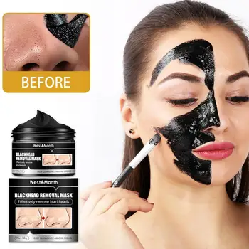 30g Siyah Nokta Remover Yüz Maskesi Yağ Kontrol Burun Siyah Derin Temizlik Kozmetik Güzellik Cilt Maskesi Nokta Nemlendirici Bakım Akne Q3J5