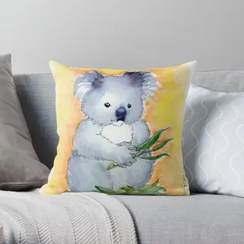 Koala Baskı Atmak Yastık Örtüsü Atmak Düğün Kare Kasa Kanepe Bel Yumuşak Moda Yatak Yastık Dekoratif Yastıklar dahil değildir