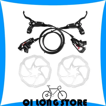 JEDERLO Dağ Bisikleti Bisiklet Hidrolik disk fren 6061 Alüminyum Alaşım 750 / 1350mm F160-R140 / F180-R160 Bisiklet fren Aksesuarları