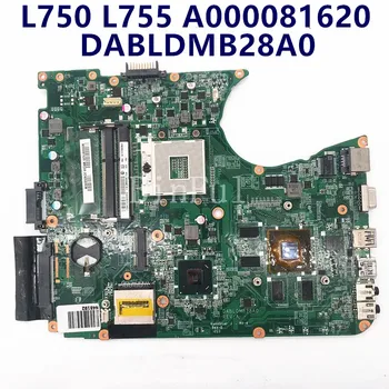 Toshiba Uydu İçin anakart A000081620 DABLDDMB8D0 L755 L750 Laptop Anakart HM65 DDR3 GT525M 1G 100 % Çalışma