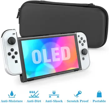 HEYSTOP ile Uyumlu Nintendo Anahtarı OLED Modeli, 9 in 1 Aksesuarları Kiti için 2021 Nintendo Anahtarı OLED Modeli