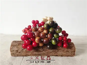 80 X Yapay Mini Meyveleri Noel Süslemeleri Sahte Berry Dalları Berry Seçtikleri Berry Kök * Ücretsiz Kargo*