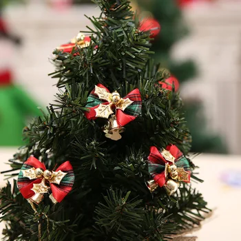 5 ADET Noel Yaylar Bells Dekorasyon Doğum Günü Partisi Hediye Dekor Noel Yeni Yıl Şenlikli asılı dekorlar Noel Ağacı DIY Süsler