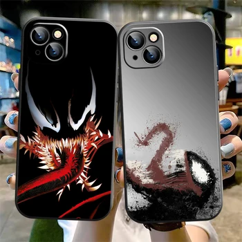Marvel Venom Telefon Kılıfı İçin iPhone X XS XR XS Max 11 11 Pro 12 12 Pro Max iPhone 12 13 Mini Coque Carcasa Funda Yumuşak