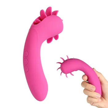 Yumuşak Silikon Rulo Masaj Meme Klitoris Stimülasyon Vibratör Kadın Mastürbasyon G-spot Vibratör Oral Seks Oyuncakları Kadınlar için
