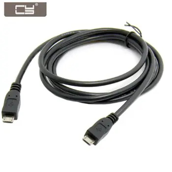 CY 100 cm mikro USB Erkek mikro USB Erkek veri şarj aleti Kablosu S4 i9500 Note2 N7100 Cep Telefonu ve Tablet