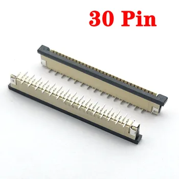 10 adet 1mm Pitch 30 Pin Dikey Tip Şerit Düz konektör soket FPC FFC Düz Kablo Konektörü 30 P