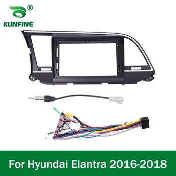 Araba GPS Navigasyon Stereo Hyundai Elantra 2016 2017 2018 İçin Radyo Fascias Paneli Çerçeve Fit 2din 9 inç Dash ana ünite ekran
