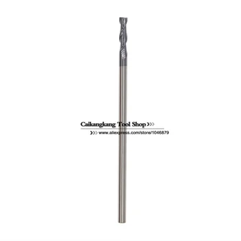 Yeni 2 Flüt Kafa:4mm Tungsten çelik kesici CNC freze karbür ucu frezeleri En Yüksek kesme sertliği: 55HRC 2F 4*4*16*100mm