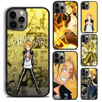 Denki Kaminari My Hero Academia Anime telefon Kılıfı iPhone 14 5 6 7 8 Artı X XR XS SE2020 Apple 11 12 13 mini Pro Max