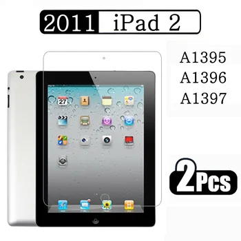 (2 Paket) temperli Cam Apple iPad 2 9.7 2011 2th Nesil A1395 A1396 A1397 Anti-Scratch Tablet Ekran Koruyucu Film