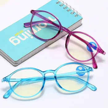 Erkek kız Online sınıfları taşınabilir göz koruması rahat gözlük Ultra hafif çerçeve çocuk gözlük Anti-mavi ışık