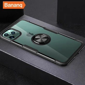 Bananq Standı Tutucu Manyetik Halka Telefon Kılıfı İçin iPhone 6 7 8 6S Artı XS XR X 11 Pro SE 12 13 Mini 14 Pro Max Kapak