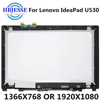 Orijinal 15.6 inç HD VEYA FHD Lenovo U530 Dokunmatik Dizüstü ıdeapad 80AS LCD Dokunmatik Ekran Dizüstü Bilgisayarlar sayısallaştırıcı yedek tertibat