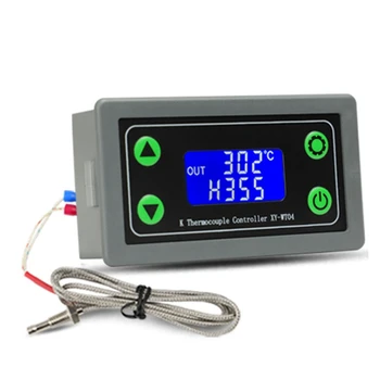 XY-WT04 Yüksek Sıcaklık Dijital Termostat K Tipi Termokupl yüksek sıcaklık kontrol cihazı-99-999 Derece