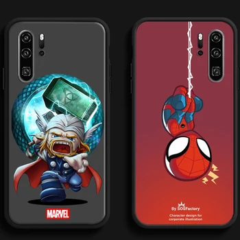 Marvel Avengers Telefon Kılıfları İçin Huawei Onur Y6 Y7 2019 Y9 2018 Y9 Başbakan 2019 Y9 2019 Y9A arka kapak Yumuşak TPU Funda