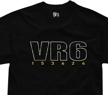 Vr6 Motor T-Shirt v6 Motor Scirocco Golf a4 Tshirt-gösterisi orijinal başlık