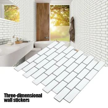 Avrupa Duvar Kağıtları 3D PVC Çıkartmalar Mutfak Duvar Karosu Kabuğu Sticker Dekorasyon Mutfak Banyo Oturma Odası Duvar Kağıdı Ev Dekor