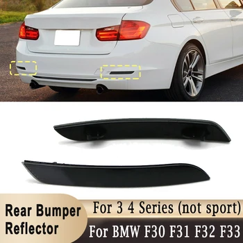 1 Çift Arka Tampon Reflektör Lens BMW 3 4 Serisi için F30 F31 2013-2015 / F32 F33 2014-2017 Olmayan Spor Arka Arka Sinyal Reflektör