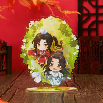 Yeni Anime Tian Guan Ci Fu Xie Lian Hua Cheng Akrilik BL Standı Şekil CP Model Plaka Şeffaf masa dekoru Oyuncak Cosplay Hediye