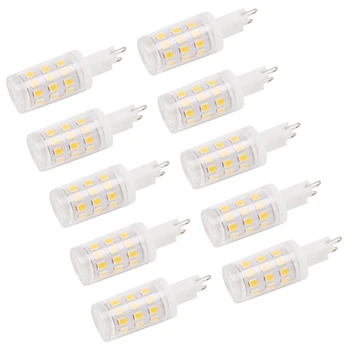 G9 LED Ampuller, 3W Halojen Ampuller, G9 Soket Enerji Tasarruflu Led Lamba, Doğal Beyaz,360LM, AC 220-240V, 10 Paket
