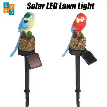 Güneş LED çim ışığı Baykuş Şekli Açık Peyzaj Yard Bahçe Kazık Heykeli Dış Gece Lambası Su Geçirmez Hayvan Kuş Süsleme