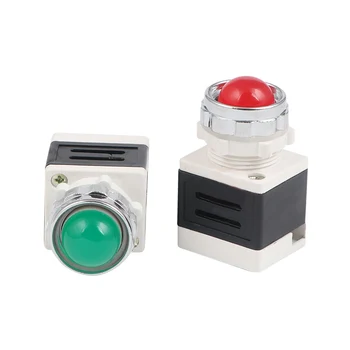 10 ADET Sinyal gösterge ışığı LED AD11-25 / 40 Ф25MM / kırmızı / yeşil / sarı