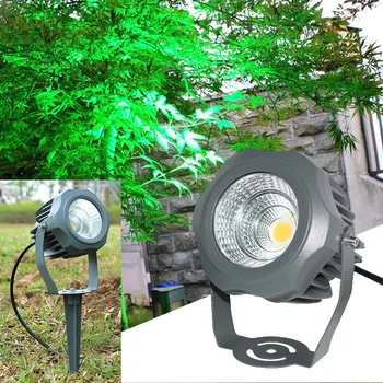 Açık LED COB çim lambası 30 W 20 W 10 W LED bahçe peyzaj ışığı AC85-265V 12 V su geçirmez aydınlatma ışık bahçe yolu Spot