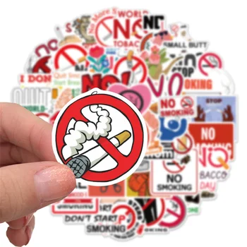 50 adet Dünya Hiçbir Tütün Günü Sigara İçilmez Çıkartmalar Dergisi İpad Kırtasiye Karalama Defteri kendi başına yap çıkartma Paketi Scrapbooking Malzemeleri