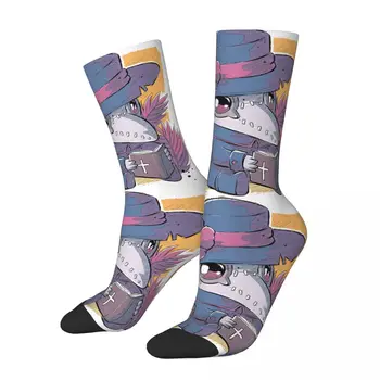 Hip Hop Retro Yaz Sevimli Çılgın erkek varis çorabı Unisex Veba Doktor Schnabel Harajuku Dikişsiz Baskılı Ekip Çorap Hediye