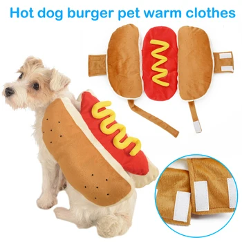 Sıcak Köpek Pet Kostüm Sıcak Köpek Pet Köpek Giyim Cadılar Bayramı Kostümleri Köpekler için Dayanıklı I88