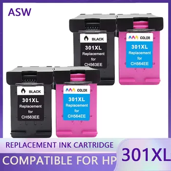 ASW 301 XL İçin Yeniden Üretilmiş HP 301 301XL Mürekkep Kartuşu İçin HP 301 Envy 5530 Deskjet 2050 2540 2510 1000 1050 Yazıcı