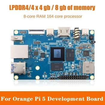 Turuncu Pı 5 Rockchip RK3588S 4GB LPDDR4 / 4X Wıfı + BT5. 0 Android Debian OS Programlama Geliştirme Kurulu