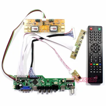 Denetleyici Kurulu Kiti LTM190EP03 1280X1024 TV + HDMI + VGA + AV + USB LCD LED ekran sürücü panosu