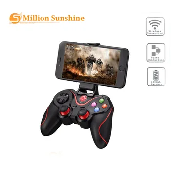 X3 Oyun Denetleyicisi Akıllı kablosuz oyun kolu Bluetooth Android Gamepad Oyun Uzaktan Kumanda T3 / S8 Telefon PC tablet telefon