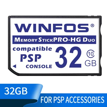 Winfos PSP Aksesuarları İçin 8GB 16GB 32GB MS Pro Duo MS Hafıza Kartı Tam Gerçek Kapasite