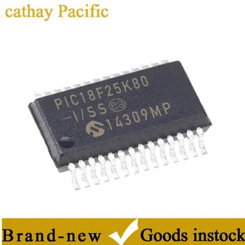 Yeni stok PIC18F25K80-I / SS SMD SSOP-28 mikrodenetleyici 8-bit flash mikrodenetleyici