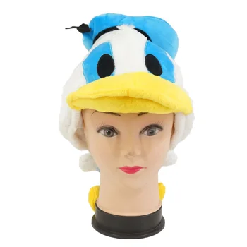 15CM Disney klasik anime karakter Donald Ördek peluş Karikatür Şapka çocuk sıcak ve güzel şapka kış çocuk yetişkin hediye