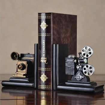 Avrupa tarzı çalışma kitaplık ofis süslemeleri projektör kamera bookstand bookrest bookstop