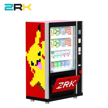 ZRK7823 Pokemon Mini Elmas Yapı Taşları Monte Anime Figürü Yaratıcı DIY Pikachu otomat Oyuncaklar Çocuk Hediyeler için