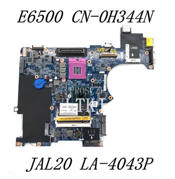 CN - 0H344N 0H344N H344N Ücretsiz Kargo Yüksek Kalite Anakart DELL E6500 Laptop Anakart JAL20 LA-4043P %100 % Tam Test TAMAM