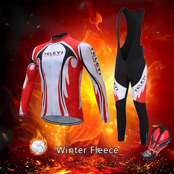 Sıcak Kış Bisiklet Jersey Seti Erkekler Termal Polar bisikletçi giysisi BİB Jel Seti 2022 Erkek Yol Bisikleti Giyim Pro Takım Elbise MTB Üniforma
