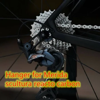 1 adet Bisiklet Attırıcı askı Merida yol Reacto CF3 Merida scultura karbon çerçeve bisiklet mech bırakma Dişli Kuyruk Kanca genişletici