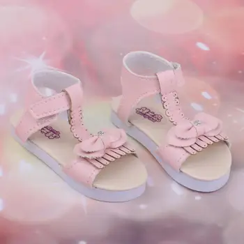 Tatlı PU deri Ayakkabı ilmek Ayakkabı Sandalet / 3 Bebek Pembe