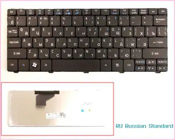 Laptop acer için klavye Acer Emachine 350 eM350 NAV51 RU Rus Versiyonu Siyah