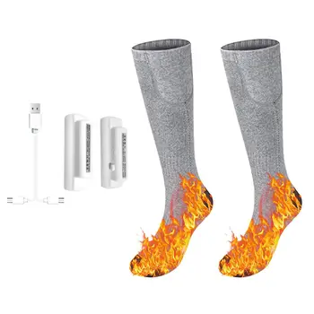 Kışın Pil Isıtması ile Bağlantı için Elektrikli Isıtmalı Çoraplar Tomtop