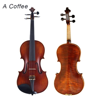 El yapımı Keman Yüksek Kalite Profesyonel Sınıflandırma Testi İçin Çocuk Veya Yetişkin Acemi Violino 1/4 1/2 Violinos Yüksek dereceli Ahşap