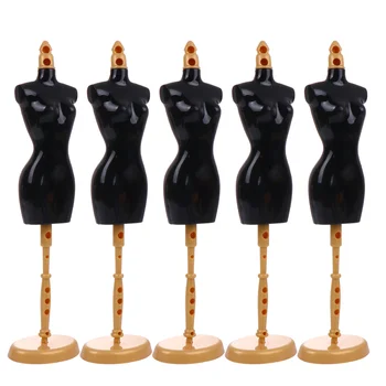 Elbise Standı Formu Mannequinminiature Ekran Tutucu Aksesuarları Bez Dekorasyon Modeli Mini Süs Elbisesi Desteği Kadın Vücut